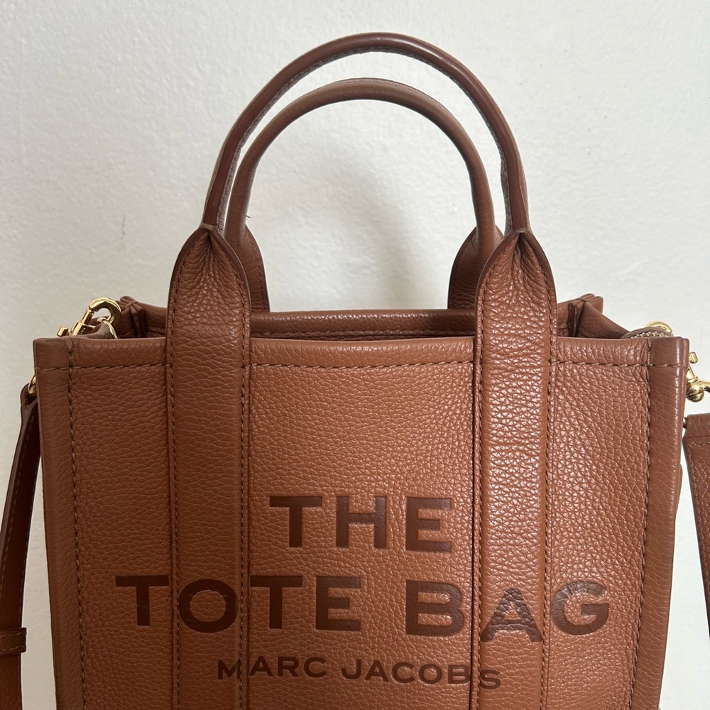 Marc Jacobs Brown Leather Tote Bag